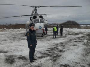 Санитарный вылет вертолета Ка-32А МЧС России в Торопецкий район Тверской области (МЧС)