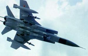 Перехват нарушителя госграницы и уничтожение крылатых ракет отрабатывают под Тверью экипажи истребителей МиГ-31БМ (Интерфакс-АВН)
