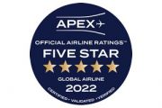 "Аэрофлот" в очередной раз получил рейтинг "пять звёзд" от ассоциации APEX