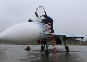 На аэродроме Крымск завершена подготовка авиатехники к эксплуатации в зимних условиях (Министерство обороны РФ)