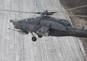 Экипажи ударных вертолетов ЮВО в Ставропольском крае приступили к выполнению пилотирования в сложных метеоусловиях (Министерство обороны РФ)