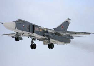 Фронтовые бомбардировщики Су-24 Центрального ...