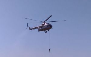 Вертолет Ми-8 с экипажем АО НПК ПАНХ заступил на дежурство (ОАО 