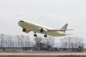 Опытный МС-21-300 прилетел в Ульяновск для покраски по серийным технологиям