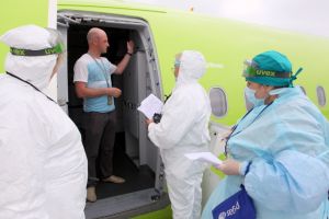 В аэропорту Новосибирска прошли учения по особо опасным инфекциям (ОАО 