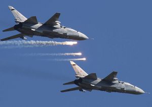 Экипажи самолетов Су-24 и Су-30СМ морской авиации БФ в рамках ССУ 