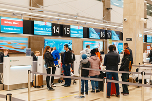Аэропорт Красноярска в 2021 году увеличил пассажиропоток на 63%