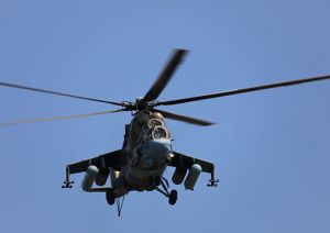 Более 20 боевых вертолетов ЮВО в Ставропольском крае ...