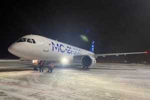 Опытный МС-21-300 перелетел в Якутию для проведения климатических испытаний
