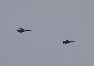 В Хабаровском крае самолеты бомбардировочной авиации ВВО отработали летно-тактические задания (Министерство обороны РФ)