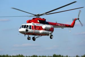 Ростех передал два вертолета для первого межрегионального лесопожарного центра (АО 