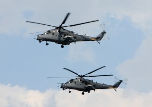 Спецназ ЮВО выполнил беспарашютное десантирование с вертолета Ми-35М на учении в Ставропольском крае (Министерство обороны РФ)