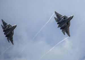 Самолеты 5-го поколения Су-57 впервые примут участие в розыгрыше тактических эпизодов во время конкурса 