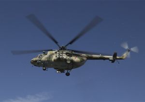 Вертолетчики ЦВО отрабатывают уход от средств противовоздушной обороны противника (Министерство обороны РФ)
